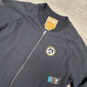 Blizzard Entertainment Overwatch Zip Up Jacket 4XL Fleece Bomber NEW Gaming